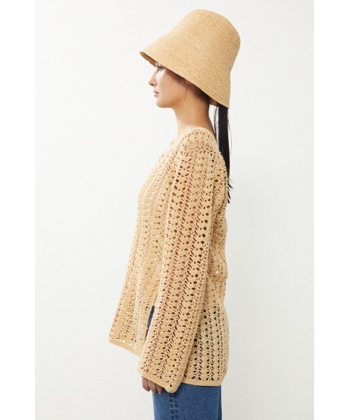 BLACK BY MOUSSY（ブラックバイマウジー）の「crochet knit tops