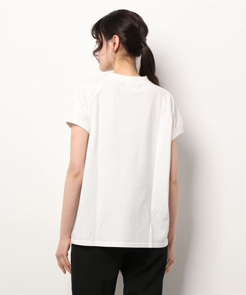 nappalm(ナップパーム)の「【 nappalm / ナップパーム 】 天竺フレンチスリーブプルオーバー French sleeve PO 412920284 NPP(Tシャツ/カットソー・レディース・ブラック/オフホワイト/ナチュラル・FREE)」の5枚目の写真