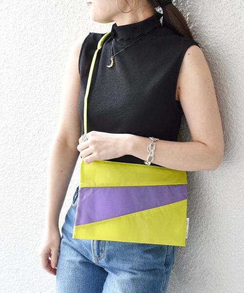 SUSAN BIJL(スーザンベル)の「SUSAN BIJL:SACOHE◇(ショルダーバッグ・レディース・ライトブルー/ブラック/イエロー・ONE SIZE)」の19枚目の写真