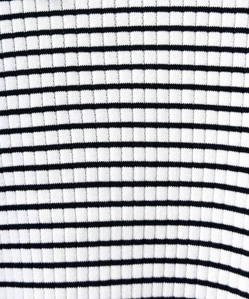 le.coeur blanc（ルクールブラン）の「衿付き透かしリブニットプルオーバー（ニット/セーター・レディース・ネイビー/ホワイト系その他/ライトベージュ・38）」の22枚目の写真