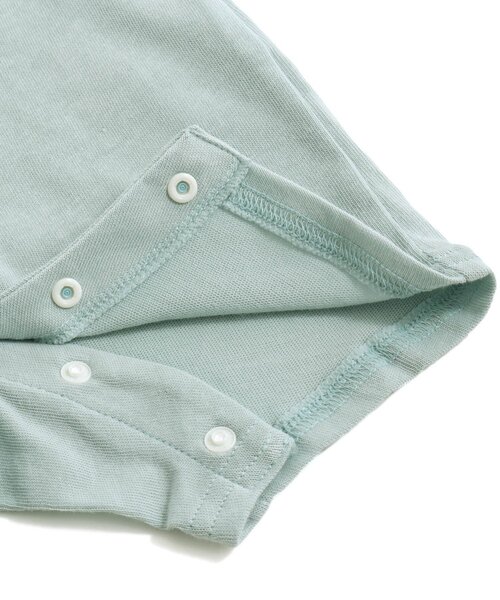 Ampersand(アンパサンド)の「動物ワンポイントロンパス(ロンパース・キッズ・ベージュ/ブルー/オフホワイト・60/70/80)」の10枚目の写真