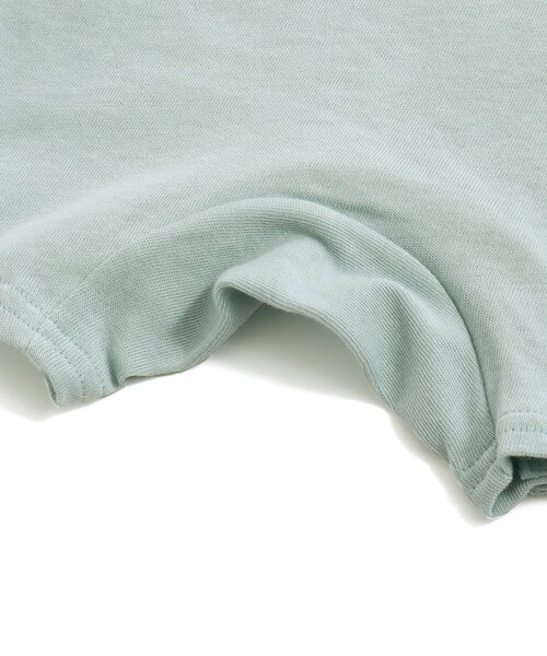 Ampersand(アンパサンド)の「動物ワンポイントロンパス(ロンパース・キッズ・ベージュ/ブルー/オフホワイト・60/70/80)」の11枚目の写真