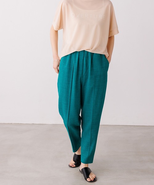 hunch（ハンチ）の「リネンライク テーパードパンツ（その他パンツ・レディース・ブラック/ベージュ/グリーン・FREE）」の7枚目の写真