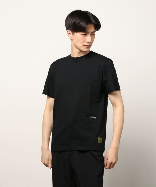 Subciety（サブサエティ）の「TAG S/S（Tシャツ/カットソー・メンズ・ホワイト/ブラック系その他/ブラック×パープル・SMALL/MEDIUM/LARGE/X-LARGE/XX-LARGE）」の17枚目の写真