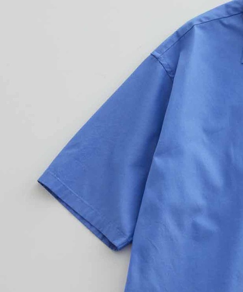 ADAM ET ROPE'（アダムエロペ）の「ビッグシルエット レギュラーカラー 半袖シャツ（シャツ/ブラウス・メンズ・ホワイト/ブルー・M/L）」の14枚目の写真