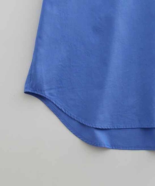 ADAM ET ROPE'（アダムエロペ）の「ビッグシルエット レギュラーカラー 半袖シャツ（シャツ/ブラウス・メンズ・ホワイト/ブルー・M/L）」の15枚目の写真