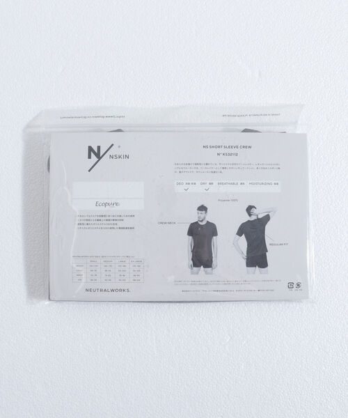 MXP（エムエックスピー）の「【NEUTRALWORKS./ニュートラルワークス】NS SHORT SLEEVE CREW Tシャツ（Tシャツ/カットソー・メンズ・ブラック/グレー/ホワイト・MEDIUM/LARGE）」の6枚目の写真
