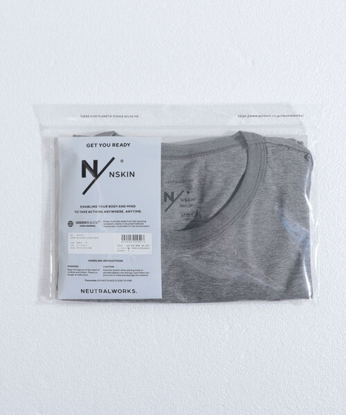 MXP（エムエックスピー）の「【NEUTRALWORKS./ニュートラルワークス】NS SHORT SLEEVE CREW Tシャツ（Tシャツ/カットソー・メンズ・ブラック/グレー/ホワイト・MEDIUM/LARGE）」の11枚目の写真