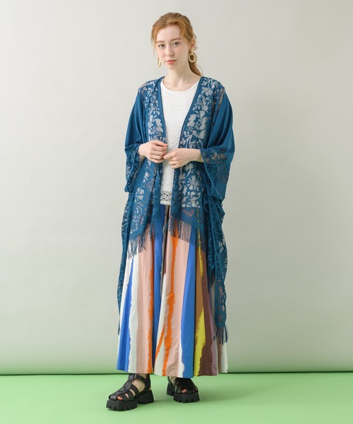 CLOCHE（クロシェ）の「cloche レース重ねタンク（タンクトップ・レディース・ホワイト/ブラック・FREE）」の8枚目の写真