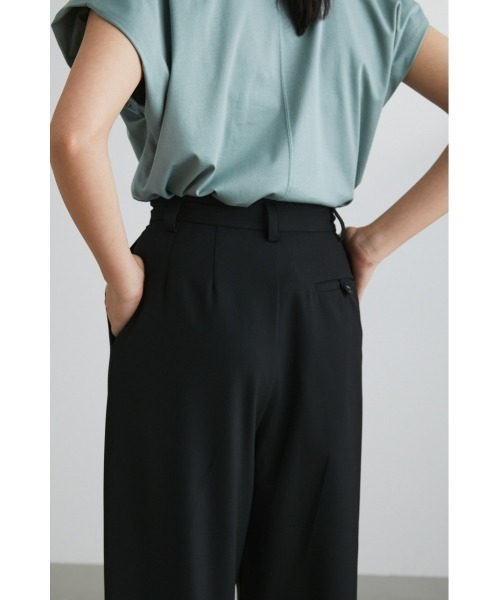 STYLEMIXER（スタイルミキサー）の「ルーズスリータックパンツ（スラックス・レディース・ライトベージュ/ピンク/アイボリー/ブラック・MEDIUM/X-SMALL/SMALL）」の7枚目の写真