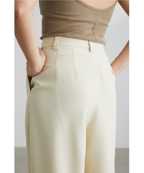 STYLEMIXER（スタイルミキサー）の「ルーズスリータックパンツ（スラックス・レディース・ライトベージュ/ピンク/アイボリー/ブラック・MEDIUM/X-SMALL/SMALL）」の15枚目の写真