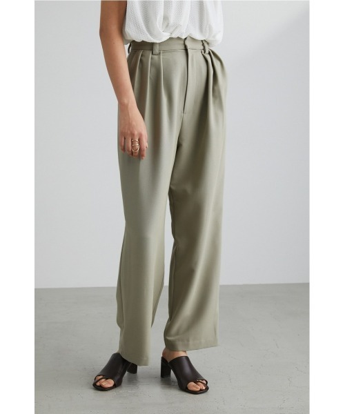 STYLEMIXER（スタイルミキサー）の「ルーズスリータックパンツ（スラックス・レディース・ライトベージュ/ピンク/アイボリー/ブラック・MEDIUM/X-SMALL/SMALL）」の18枚目の写真