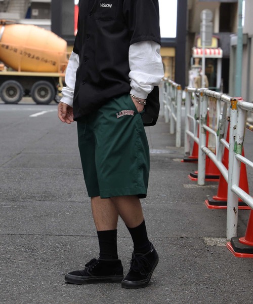 VISION STREET WEAR（ヴィジョンストリートウェア）の「【VISION STREET】ワイドショーツ（その他パンツ・メンズ・グリーン/ダークグレー/ネイビー/キナリ・XL/M/L）」の10枚目の写真