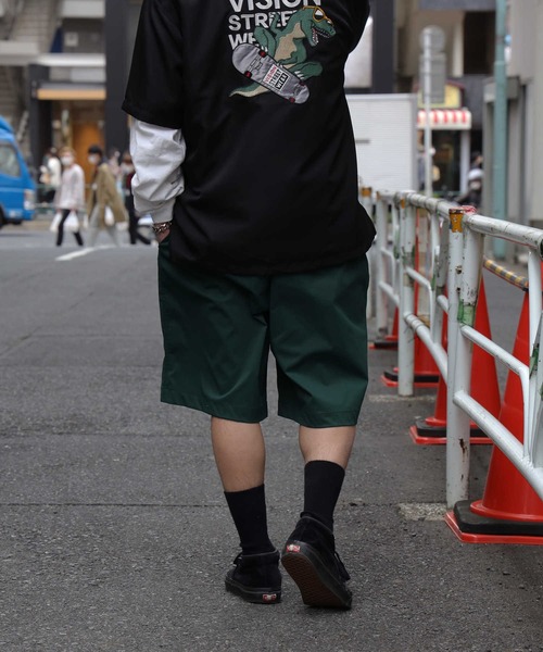 VISION STREET WEAR（ヴィジョンストリートウェア）の「【VISION STREET】ワイドショーツ（その他パンツ・メンズ・グリーン/ダークグレー/ネイビー/キナリ・XL/M/L）」の11枚目の写真