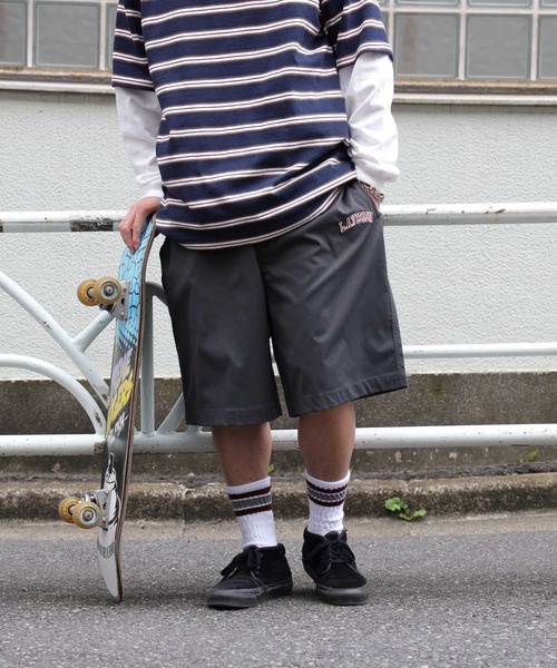 VISION STREET WEAR（ヴィジョンストリートウェア）の「【VISION STREET】ワイドショーツ（その他パンツ・メンズ・グリーン/ダークグレー/ネイビー/キナリ・XL/M/L）」の20枚目の写真
