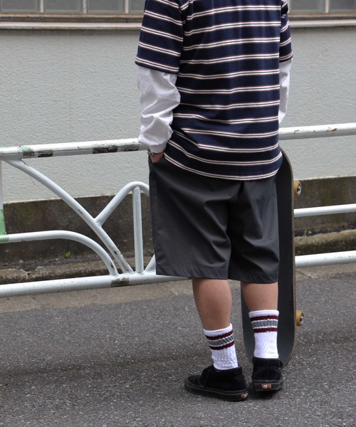 VISION STREET WEAR（ヴィジョンストリートウェア）の「【VISION STREET】ワイドショーツ（その他パンツ・メンズ・グリーン/ダークグレー/ネイビー/キナリ・XL/M/L）」の21枚目の写真