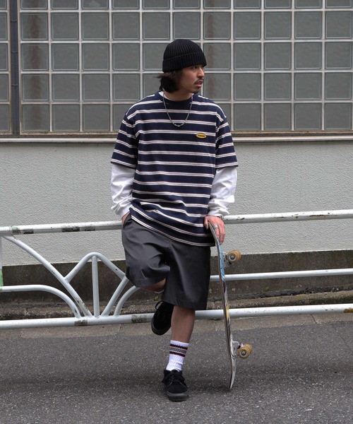 VISION STREET WEAR（ヴィジョンストリートウェア）の「【VISION STREET】ワイドショーツ（その他パンツ・メンズ・グリーン/ダークグレー/ネイビー/キナリ・XL/M/L）」の22枚目の写真