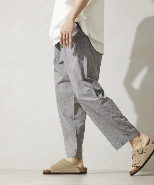 JOURNAL STANDARD relume（ジャーナルスタンダード　レリューム）の「AIRLY TOP イージーパンツ（その他パンツ・メンズ・エメラルドブルー/ブラック/アイボリー/ブラウン系その他・MEDIUM/LARGE）」の8枚目の写真