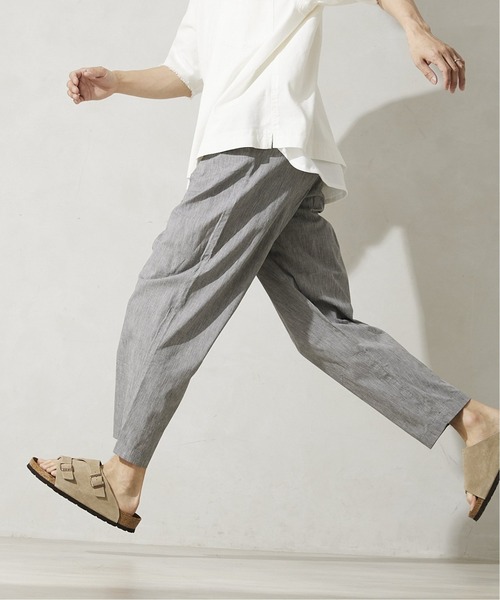 JOURNAL STANDARD relume（ジャーナルスタンダード　レリューム）の「AIRLY TOP イージーパンツ（その他パンツ・メンズ・エメラルドブルー/ブラック/アイボリー/ブラウン系その他・MEDIUM/LARGE）」の9枚目の写真