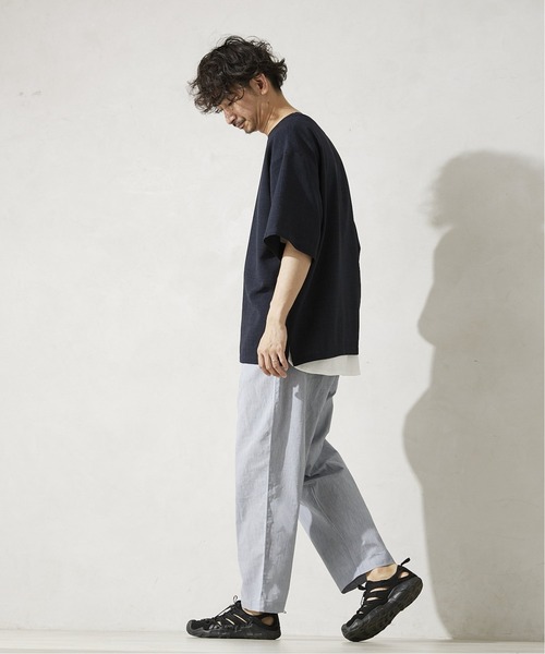 JOURNAL STANDARD relume（ジャーナルスタンダード　レリューム）の「AIRLY TOP イージーパンツ（その他パンツ・メンズ・エメラルドブルー/ブラック/アイボリー/ブラウン系その他・MEDIUM/LARGE）」の11枚目の写真