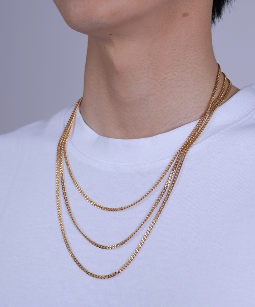 HYPE（ハイプ）の「【HYPE】ハイプ/ [ゴールド]3mmチェーン ネックレス/50cm,55cm,60cm（ネックレス・メンズ・ゴールド・50cm/60cm/55cm）」の16枚目の写真