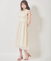 31 Sons de mode | リボンタイラッフルスリーブワンピース(ワンピース)