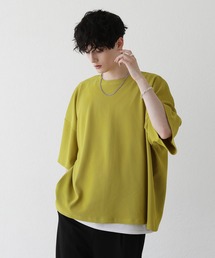 リップルプリーツビッグシルエットドルマンTシャツ