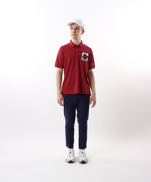 Champion Golf(チャンピオンゴルフ)の「【Champion/チャンピオン】メンズ GOLF ポロシャツ(ポロシャツ・メンズ・ブラック/レッド/ホワイト/グリーン・LARGE/SMALL/MEDIUM/X-LARGE)」の9枚目の写真