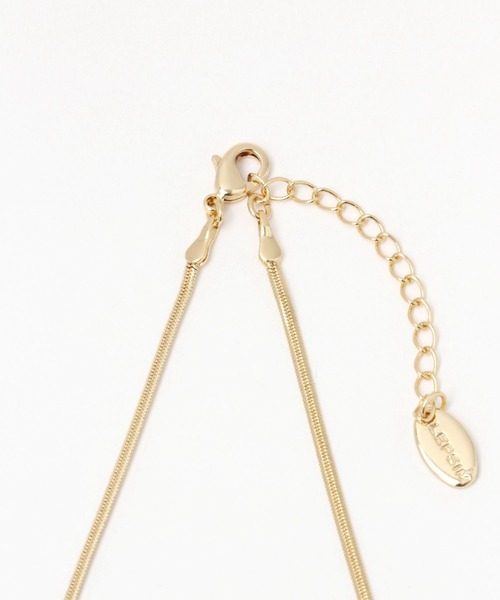 LEPSIM（レプシィム）の「2連メタルネックレス　298416（ネックレス・レディース・シルバー/ゴールド/シルバー×ゴールド・ONE SIZE）」の8枚目の写真