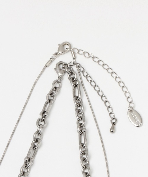 LEPSIM（レプシィム）の「2連メタルネックレス　298416（ネックレス・レディース・シルバー/ゴールド/シルバー×ゴールド・ONE SIZE）」の12枚目の写真
