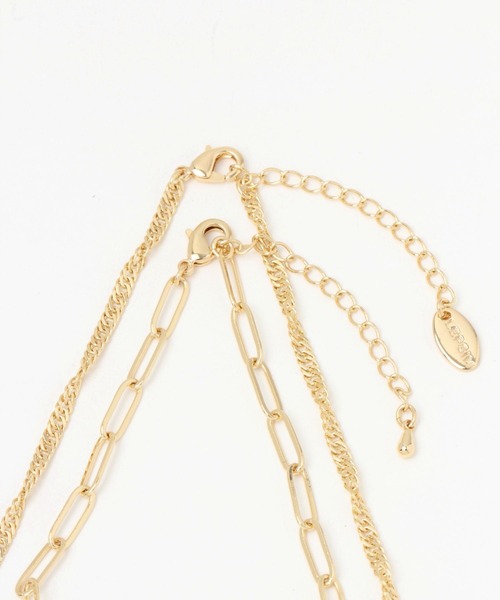 LEPSIM（レプシィム）の「2連メタルネックレス　298416（ネックレス・レディース・シルバー/ゴールド/シルバー×ゴールド・ONE SIZE）」の14枚目の写真