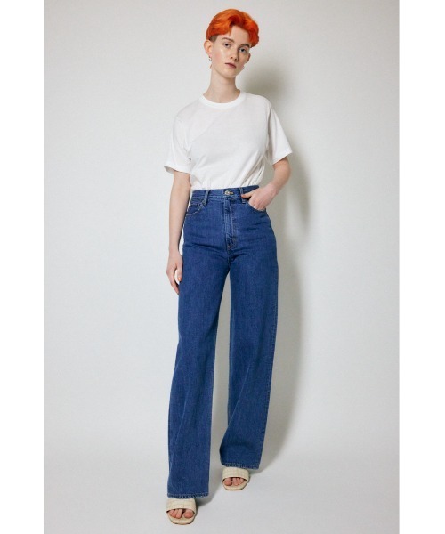 MOUSSY（マウジー）の「HW 90S STRAIGHT（デニムパンツ・レディース・ブルー・25inch/26inch/24inch/23inch）」の7枚目の写真