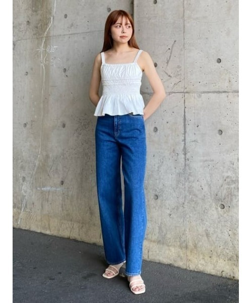 MOUSSY（マウジー）の「HW 90S STRAIGHT（デニムパンツ・レディース・ブルー・25inch/26inch/24inch/23inch）」の18枚目の写真
