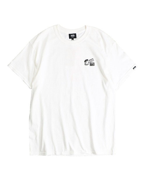 VANS(バンズ)の「VANS/ヴァンズ SCENE 21 OTW S/S TEE シーン21オフザウォール SS TEE(Tシャツ/カットソー・メンズ・ホワイト/ネイビー/イエロー・MEDIUM/LARGE/X-LARGE)」の4枚目の写真