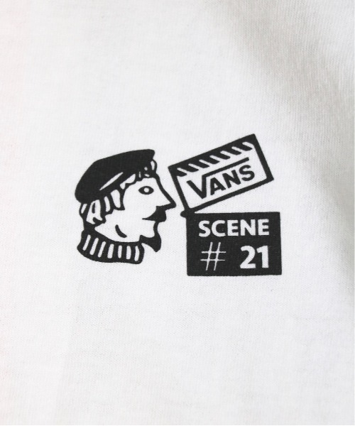 VANS(バンズ)の「VANS/ヴァンズ SCENE 21 OTW S/S TEE シーン21オフザウォール SS TEE(Tシャツ/カットソー・メンズ・ホワイト/ネイビー/イエロー・MEDIUM/LARGE/X-LARGE)」の9枚目の写真