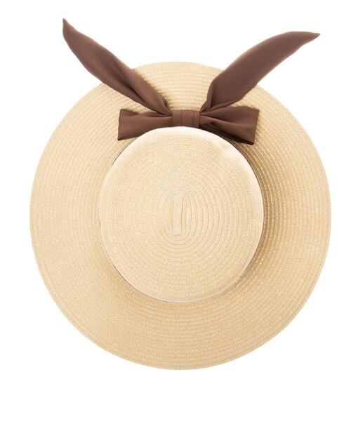 INGNI（イング）の「リボンカンカン帽（ハット・レディース・ベージュ系2/ベージュ系6・ONE SIZE）」の8枚目の写真