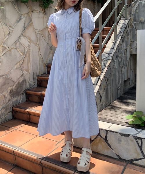 OLIVE des OLIVE（オリーブデオリーブ）の「後レースアップシャツ