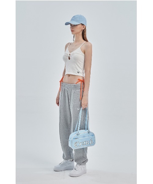 CRANK(クランク)の「A'GEM/9 × .kom『CRANK/クランク』ENAMEL SHOULDER BAG/レタリングロゴ エナメル ショルダーバック(ショルダーバッグ・レディース・ホワイト/ブラック/ライトブルー・FREE)」の13枚目の写真