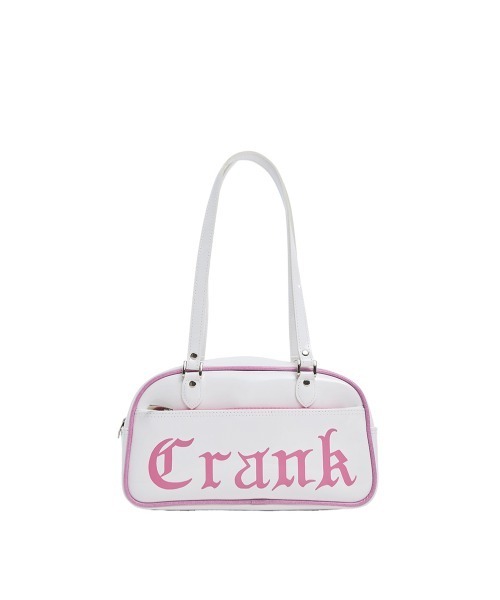 CRANK(クランク)の「A'GEM/9 × .kom『CRANK/クランク』ENAMEL SHOULDER BAG/レタリングロゴ エナメル ショルダーバック(ショルダーバッグ・レディース・ホワイト/ブラック/ライトブルー・FREE)」の17枚目の写真