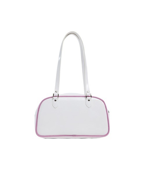 CRANK(クランク)の「A'GEM/9 × .kom『CRANK/クランク』ENAMEL SHOULDER BAG/レタリングロゴ エナメル ショルダーバック(ショルダーバッグ・レディース・ホワイト/ブラック/ライトブルー・FREE)」の10枚目の写真