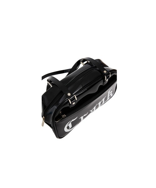 CRANK(クランク)の「A'GEM/9 × .kom『CRANK/クランク』ENAMEL SHOULDER BAG/レタリングロゴ エナメル ショルダーバック(ショルダーバッグ・レディース・ホワイト/ブラック/ライトブルー・FREE)」の14枚目の写真