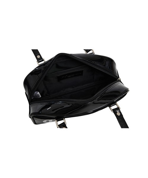 CRANK(クランク)の「A'GEM/9 × .kom『CRANK/クランク』ENAMEL SHOULDER BAG/レタリングロゴ エナメル ショルダーバック(ショルダーバッグ・レディース・ホワイト/ブラック/ライトブルー・FREE)」の7枚目の写真