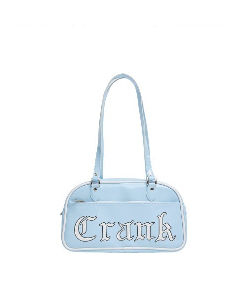 CRANK(クランク)の「A'GEM/9 × .kom『CRANK/クランク』ENAMEL SHOULDER BAG/レタリングロゴ エナメル ショルダーバック(ショルダーバッグ・レディース・ホワイト/ブラック/ライトブルー・FREE)」の18枚目の写真