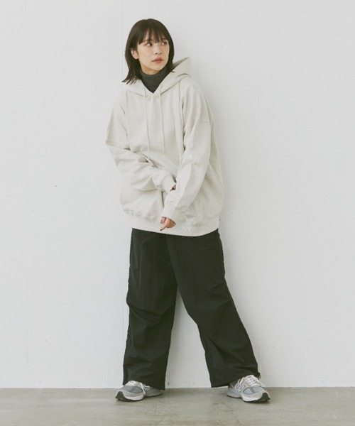 flaner(フラネ)の「turtleneck rib knit/タートルネックリブニット(ニット/セーター・レディース・ブラウン/オフホワイト/チャコールグレー・FREE)」の22枚目の写真