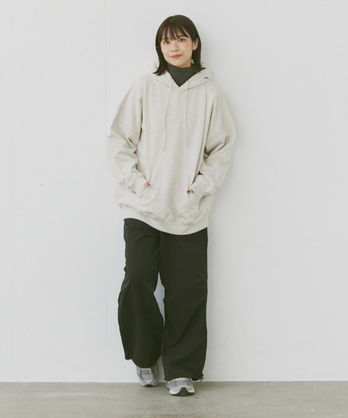 flaner(フラネ)の「turtleneck rib knit/タートルネックリブニット(ニット/セーター・レディース・ブラウン/オフホワイト/チャコールグレー・FREE)」の21枚目の写真