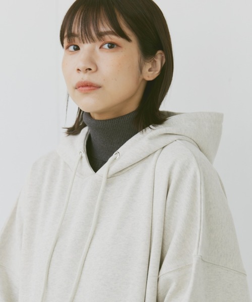flaner(フラネ)の「turtleneck rib knit/タートルネックリブニット(ニット/セーター・レディース・ブラウン/オフホワイト/チャコールグレー・FREE)」の14枚目の写真