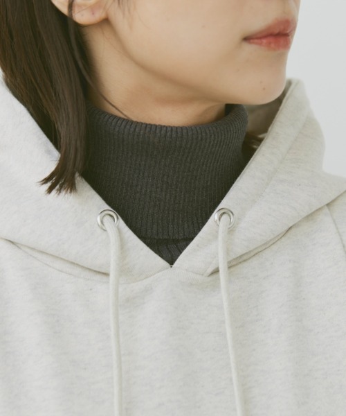 flaner(フラネ)の「turtleneck rib knit/タートルネックリブニット(ニット/セーター・レディース・ブラウン/オフホワイト/チャコールグレー・FREE)」の18枚目の写真