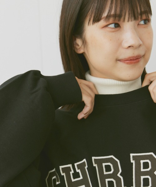 flaner(フラネ)の「turtleneck rib knit/タートルネックリブニット(ニット/セーター・レディース・ブラウン/オフホワイト/チャコールグレー・FREE)」の7枚目の写真