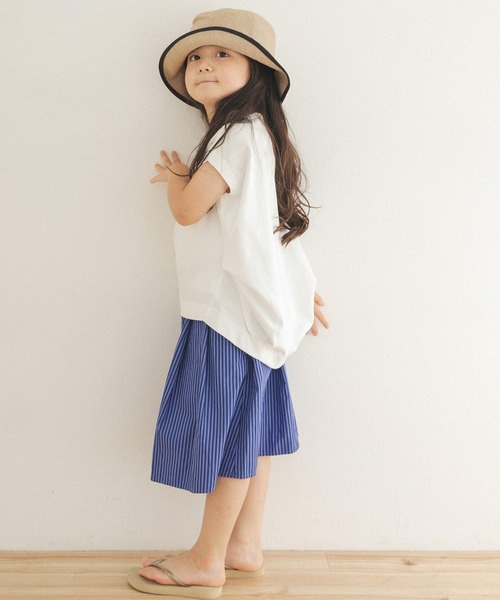 URBAN RESEARCH DOORS(アーバンリサーチドアーズ)の「ストライプ後染めフレアスカート(KIDS)(その他パンツ・キッズ・パープル系その他/ストライプ・120/105/135)」の5枚目の写真