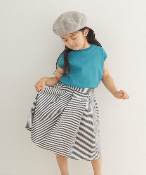 URBAN RESEARCH DOORS(アーバンリサーチドアーズ)の「ストライプ後染めフレアスカート(KIDS)(その他パンツ・キッズ・パープル系その他/ストライプ・120/105/135)」の10枚目の写真